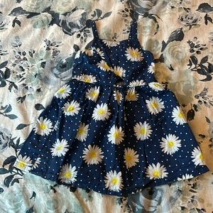 Beebay Navy Daisy Sun Dress - Sz 2T